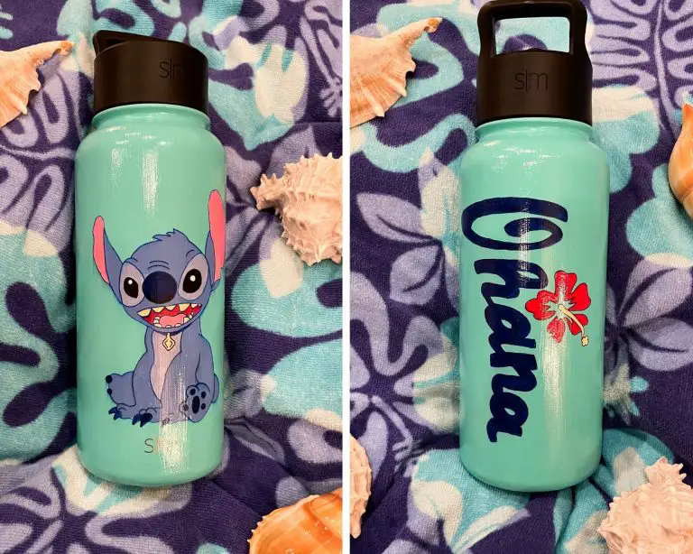DIY Disney Painted Water Bottle