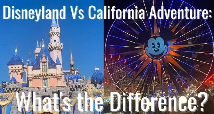 What the difference between Disneyland and California Adventure Is