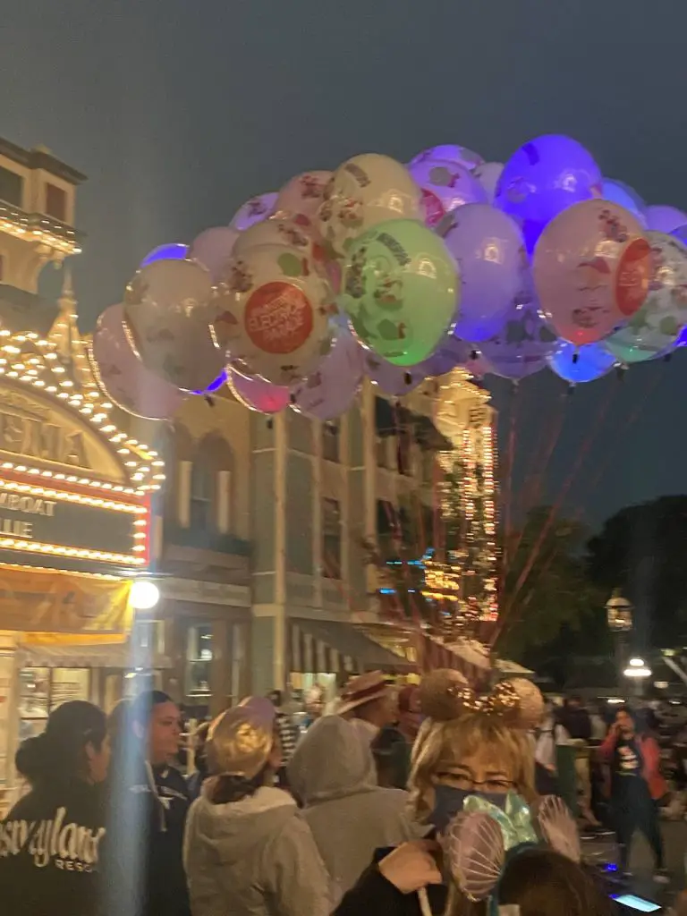 lighted disneyland balloon