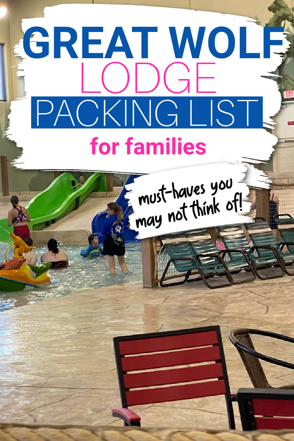great wolf lodge packing list