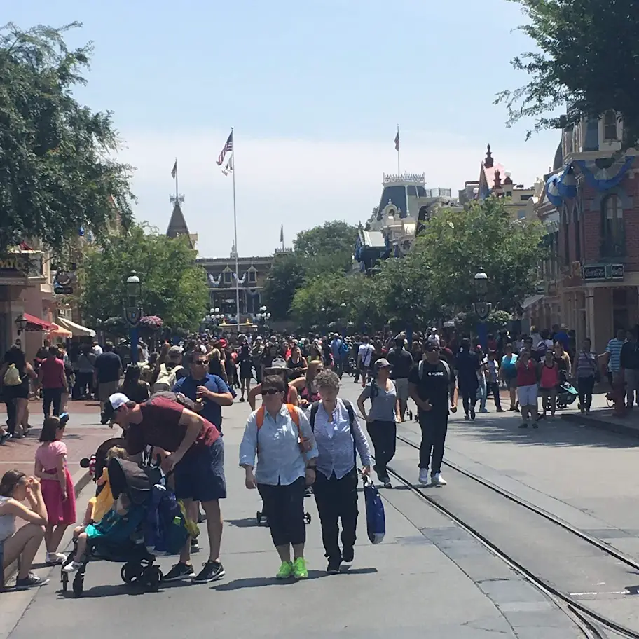 disneyland crowds