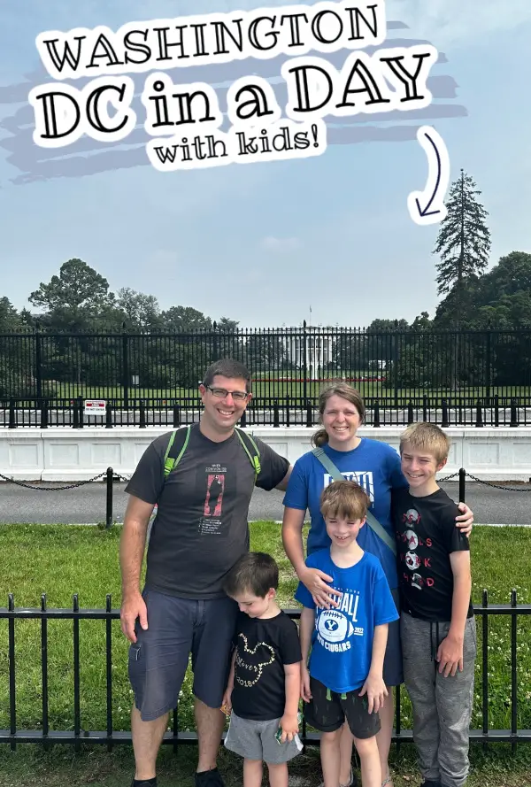 washington DC in a day with kids